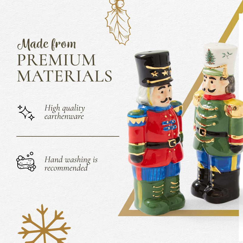 Spode - Nutcracker Salt And Pepper Shaker Set - Limolin 