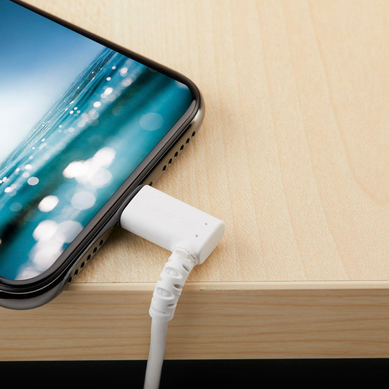 StarTech.com - Right-Angle USB-A to Lightning Cable - White | 6.6 ft / 2 m - view 4