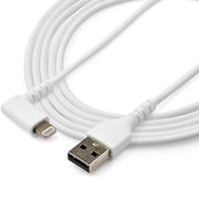 StarTech.com - Right-Angle USB-A to Lightning Cable - White | 6.6 ft / 2 m - view 6