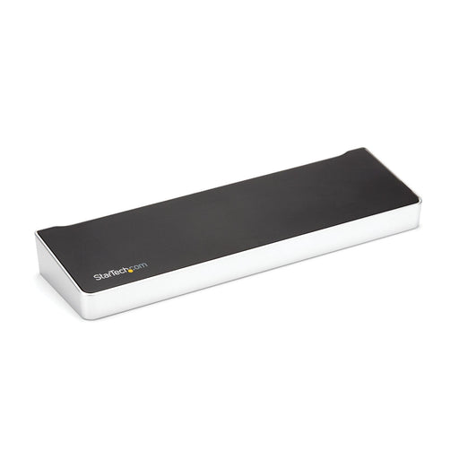 StarTech - Docking Station Triple Monitor USB-C HDMI & 4K DisplayPort - 60w Power Delivery-Piece/Mac/Chrome - Black - Limolin 