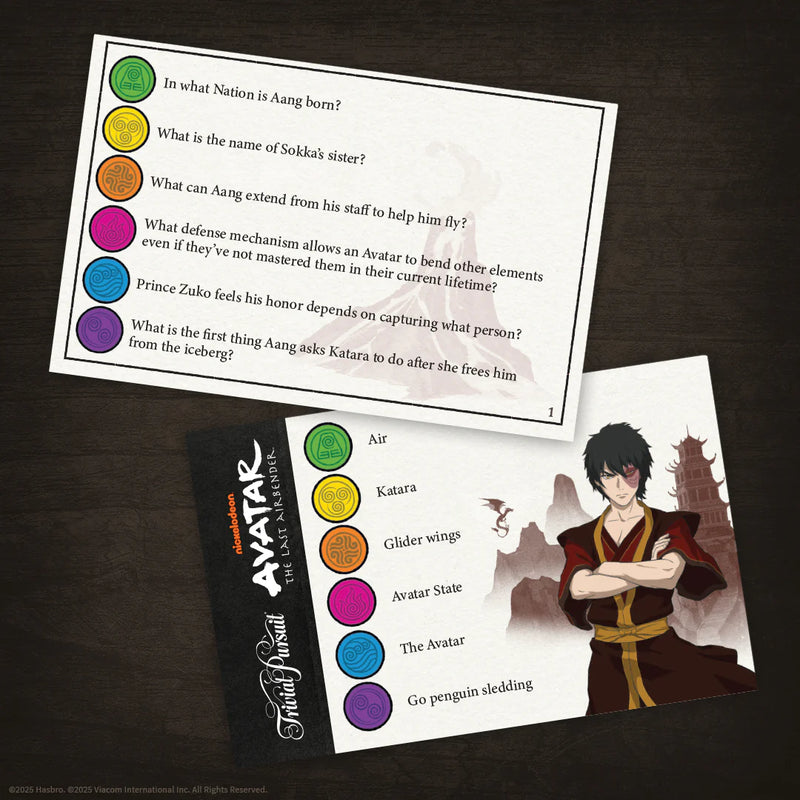 USAopoly - TRIVIAL PURSUIT - AVATAR, LE DERNIER MAÎTRE DE L'AIR 