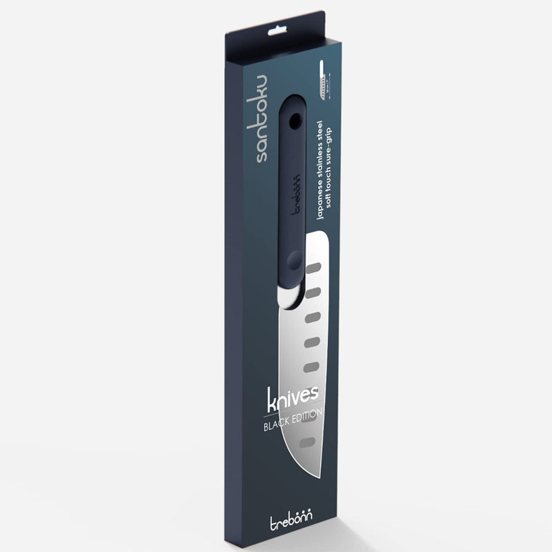 TREBONN - Santoku Knife Black Edition - Limolin 