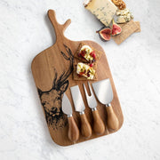 Taylor's Eye Witness - 4Pc Cheese Set W/Board - Limolin 