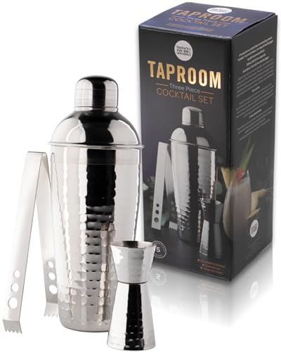 Taylor's Eye Witness - Cocktail Set/3 Hammered S/S - Limolin 
