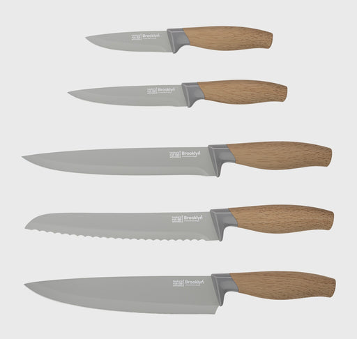 Taylor's Eye Witness - Kitchen Knife Set/5 Brooklyn Beech - Limolin 