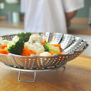 Taylor's Eye Witness - Vegetable Steamer Basket 23Cm/9" Dia - Folding - Limolin 