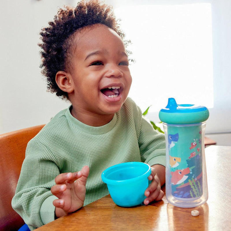 The First Years - Baby Shark - Insulated 9Oz Sippy Cup 2Pk - Limolin 