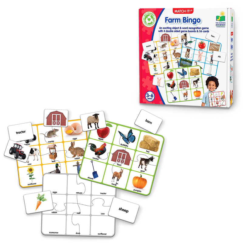 The Learning Journey - MATCH IT! BINGO - FARM - Limolin 