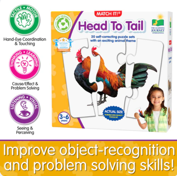 The Learning Journey - MATCH IT! - HEAD TO TAIL - Limolin 