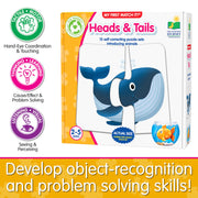 The Learning Journey - MY FIRST MATCH IT! - HEAD AND TAILS - Limolin 