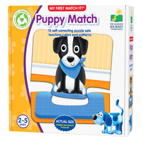 The Learning Journey - MY FIRST MATCH IT! - PUPPY MATCH - Limolin 