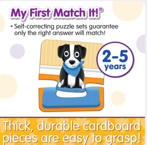 The Learning Journey - MY FIRST MATCH IT! - PUPPY MATCH - Limolin 