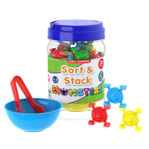 The Learning Journey - SORT & STACK MONSTERS - Limolin 