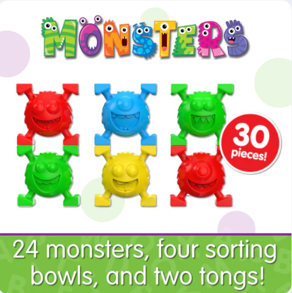 The Learning Journey - SORT & STACK MONSTERS - Limolin 