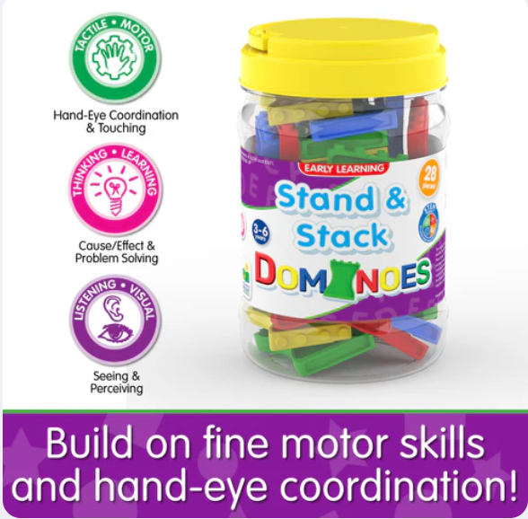 The Learning Journey - STAND & STACK DOMINOES - Limolin 
