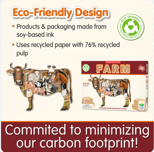 The Learning Journey - WILDLIFE WORLD - FARM PUZZLE (200PCS) - Limolin 