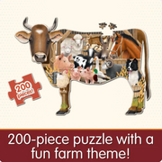 The Learning Journey - WILDLIFE WORLD - FARM PUZZLE (200PCS) - Limolin 