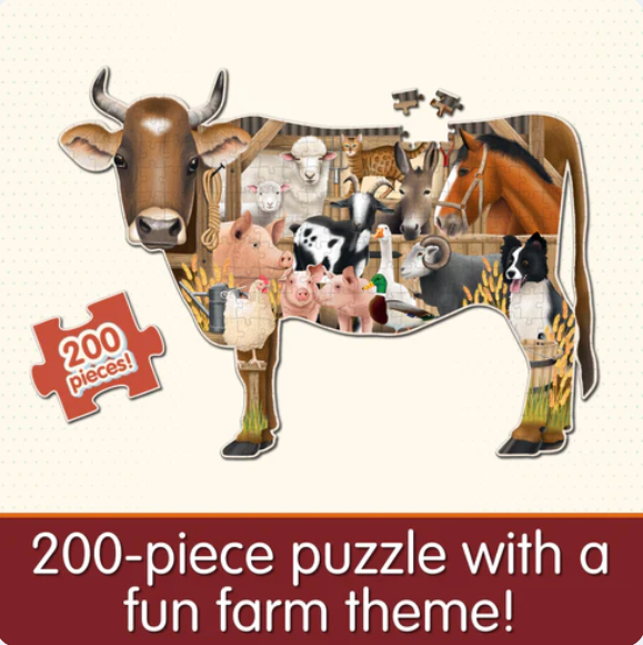 The Learning Journey - WILDLIFE WORLD - FARM PUZZLE (200PCS) - Limolin 
