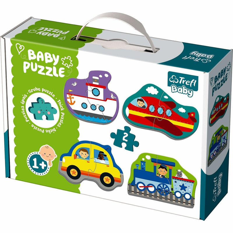 Trefl - Puzzle 4x2: Vehicles - Transport - Limolin 
