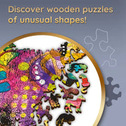 Trefl - Puzzle - Colorful Cat - Wooden - 1000Pc - Limolin 