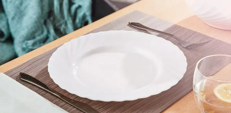 Luminarc – Trianon White Dinner Plate – 27 cm – product view