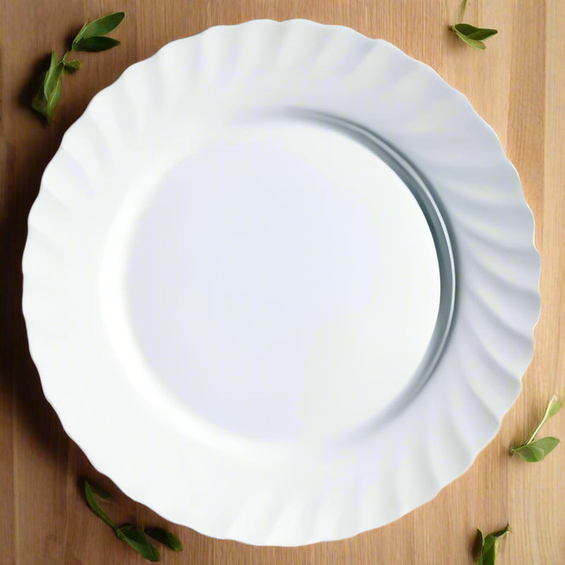 Luminarc – Trianon White Dinner Plate – 27 cm – product view