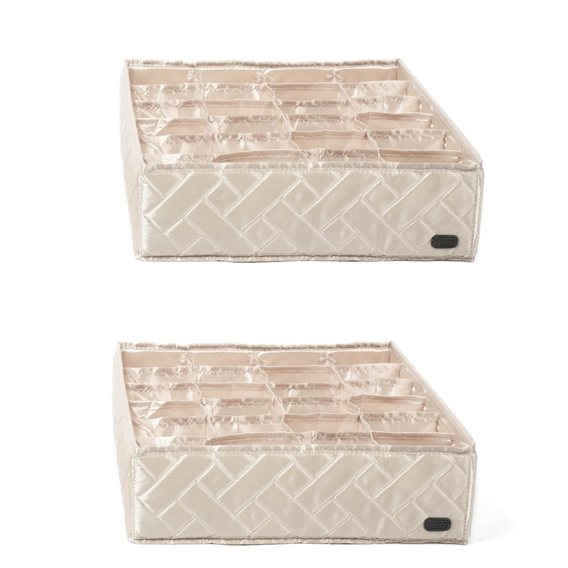 LUG - Trolley 2PC 24 Pocket Drawer Organizers
