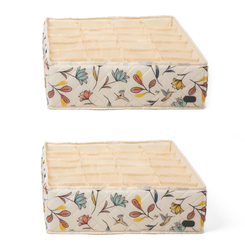 LUG - Trolley 2PC 24 Pocket Drawer Organizers