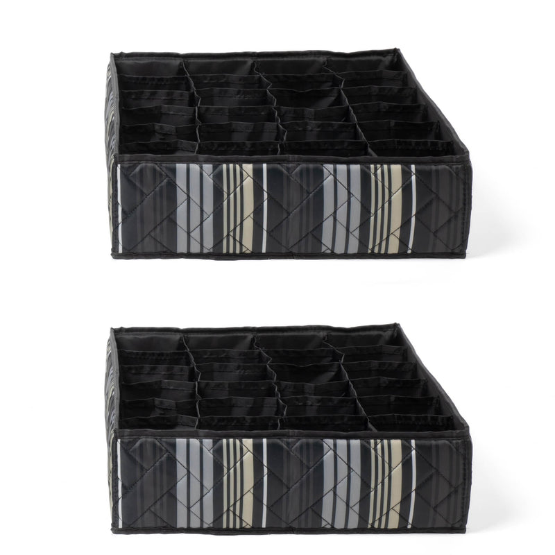 LUG - Trolley 2PC 24 Pocket Drawer Organizers