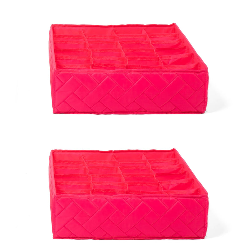 LUG - Trolley 2PC 24 Pocket Drawer Organizers