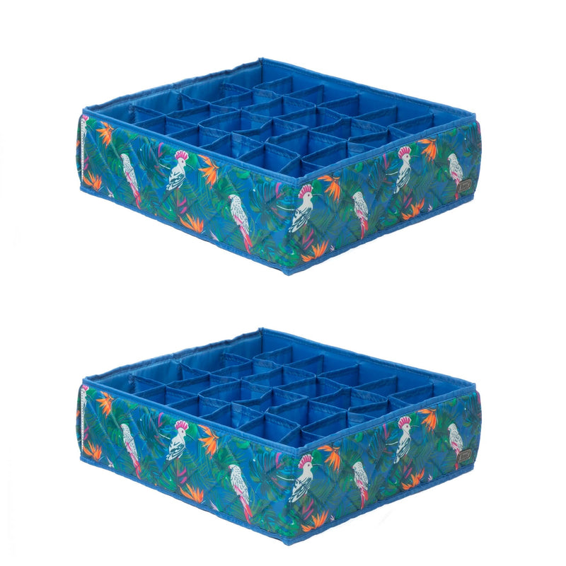 LUG - Trolley 2PC 24 Pocket Drawer Organizers