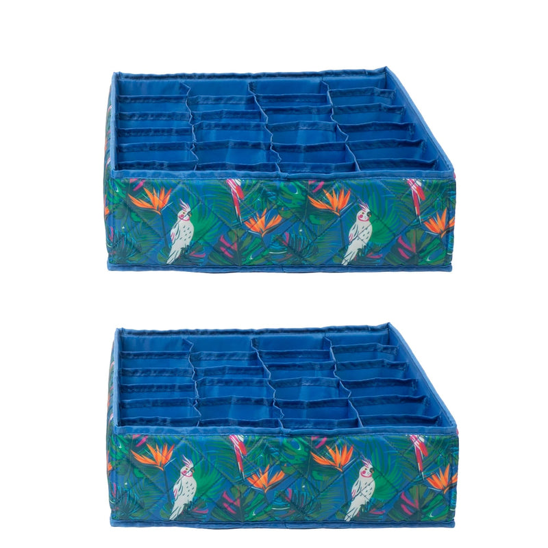LUG - Trolley 2PC 24 Pocket Drawer Organizers