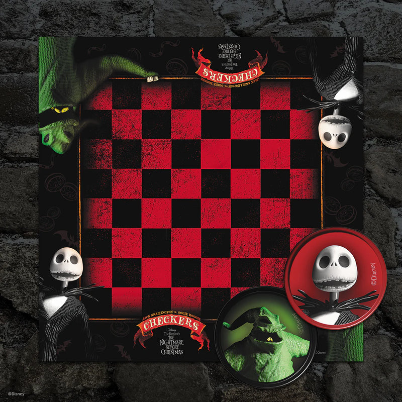 USAopoly - Checkers & Tic Tac Toe - Disney - Nightmare Before Christmas - Limolin 