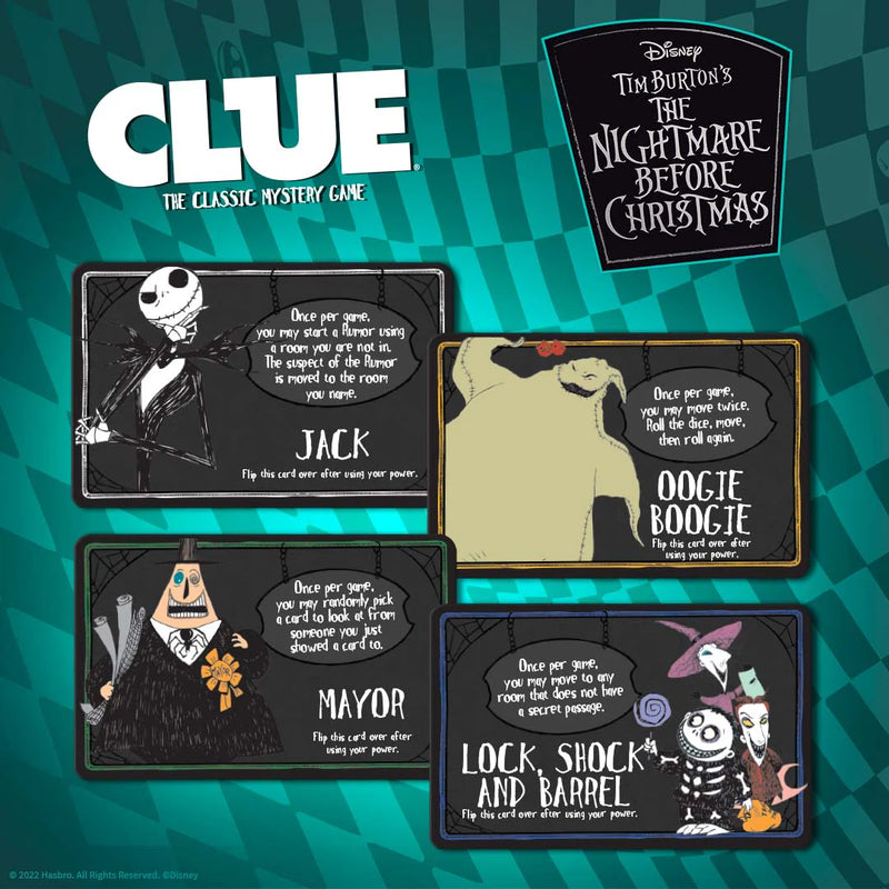USAopoly - Clue - Disney Nightmare Before Christmas - Limolin 