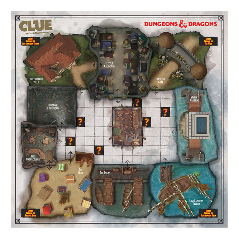USAopoly - Clue - Dungeons & Dragons - Limolin 