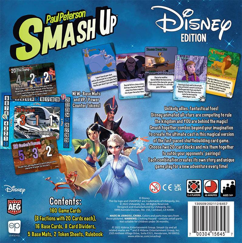 USAopoly - Smash Up - Disney - Limolin 