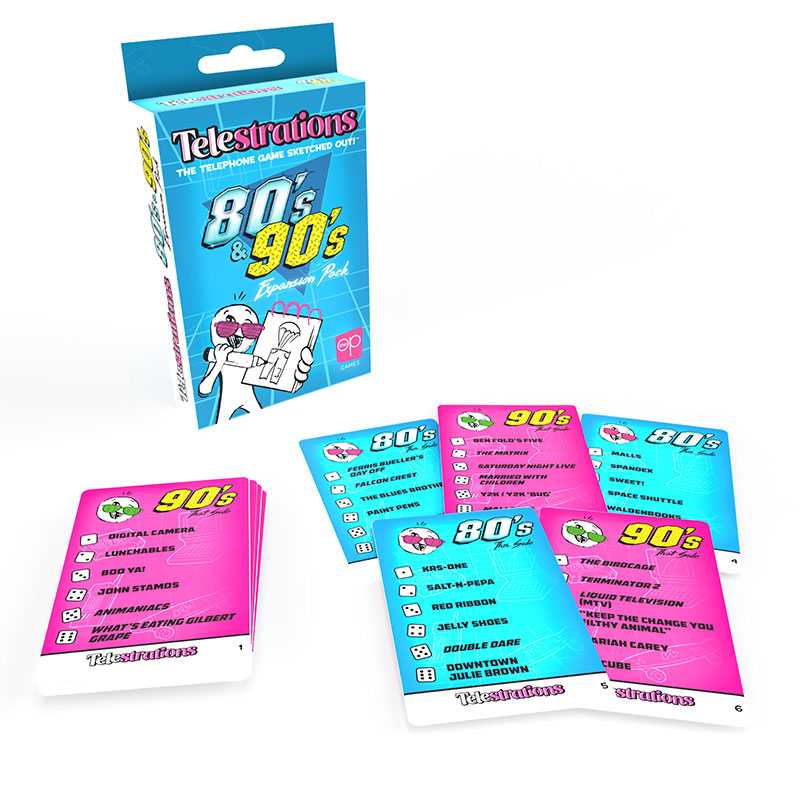 USAopoly - Telestrations - 80's And 90's Expansion Pack - Limolin 