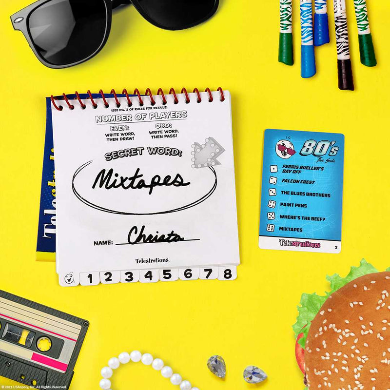 USAopoly - Telestrations - 80's And 90's Expansion Pack - Limolin 