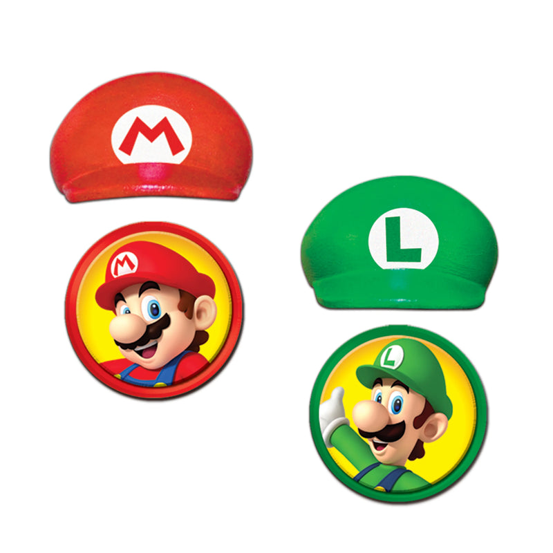 USAopoly - Tic Tac Toe/Checkers - Super Mario Vs Luigi - Limolin 
