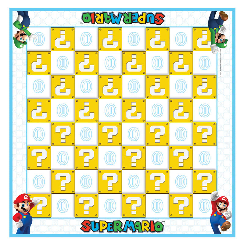 USAopoly - Tic Tac Toe/Checkers - Super Mario Vs Luigi - Limolin 
