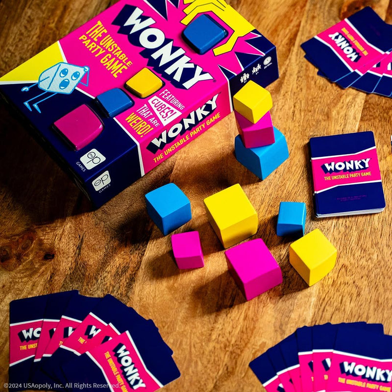 USAopoly - Wonky The Unstable Party Game - Limolin 
