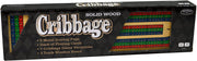 University Games - Cribbage Board - Solid Wood (Metal Pegs) - Limolin 