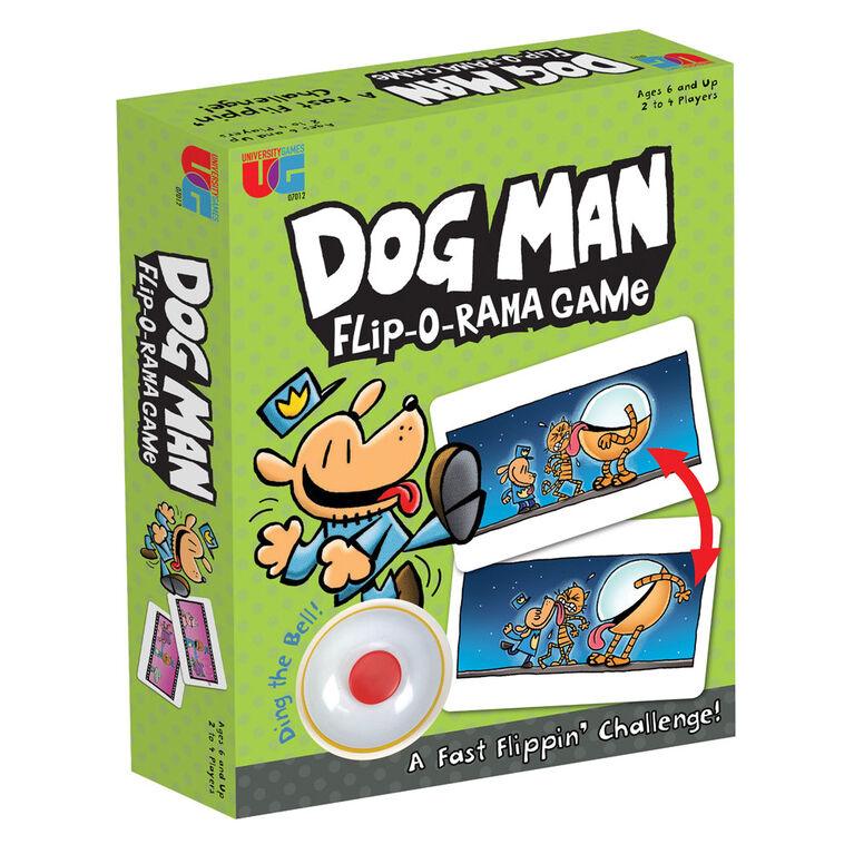 University Games - Dog Man - Flip-O-Rama Card Game - Limolin 
