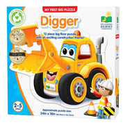 University Games - My First Big Vehicle Floor Puzzle - Digger - Limolin 
