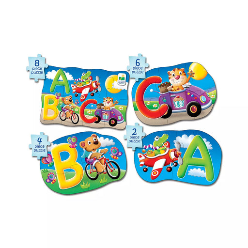 University Games - My First Puzzle Sets - 4-in-A-Box Puzzles - Abc - Limolin 