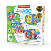University Games - My First Puzzle Sets - 4-in-A-Box Puzzles - Abc - Limolin 