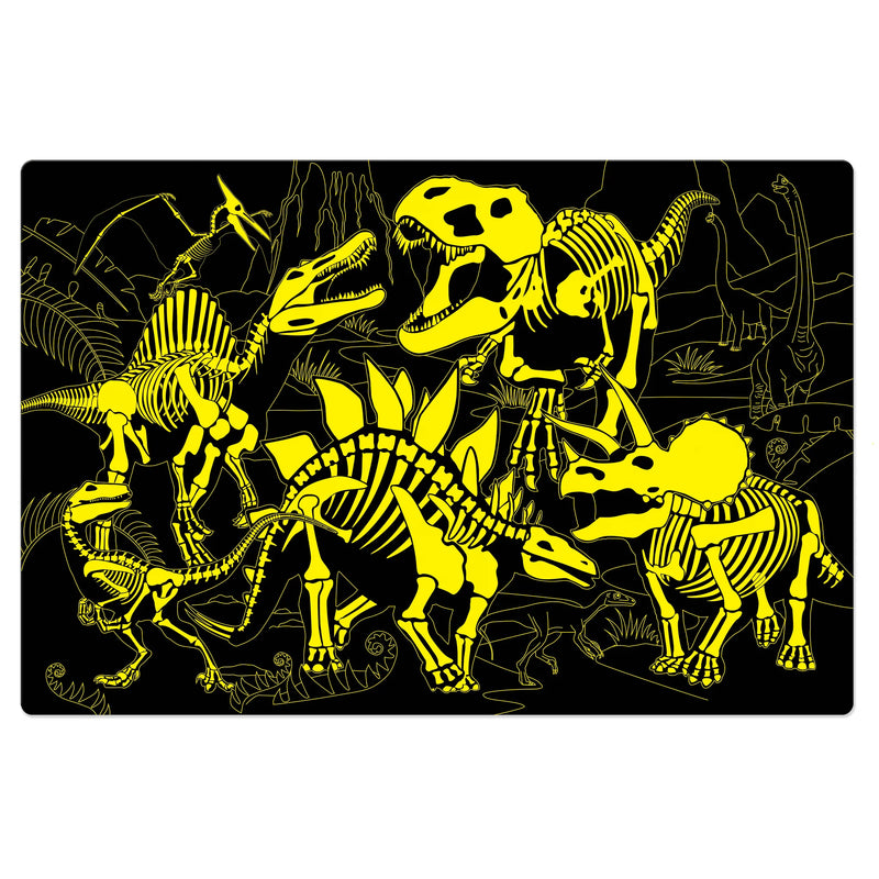 University Games - Puzzle Doubles - Glow In The Dark - Dinos (Updated) - Limolin 