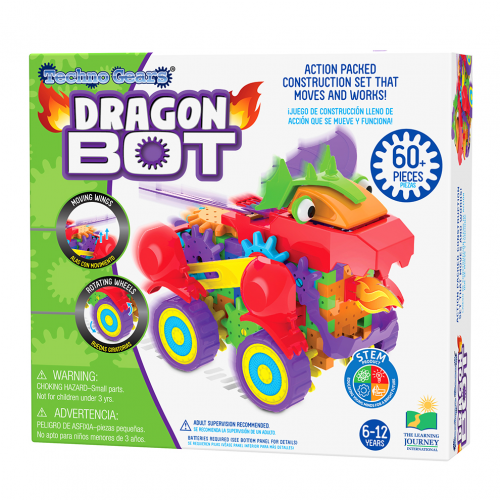 University Games - Techno Gears - Dragon Bot - 60Pcs - Limolin 