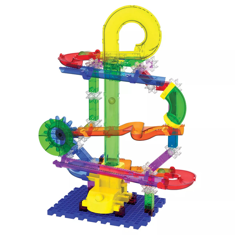 University Games - Techno Gears Marble Mania - Slingshot - 80Pcs - Limolin 
