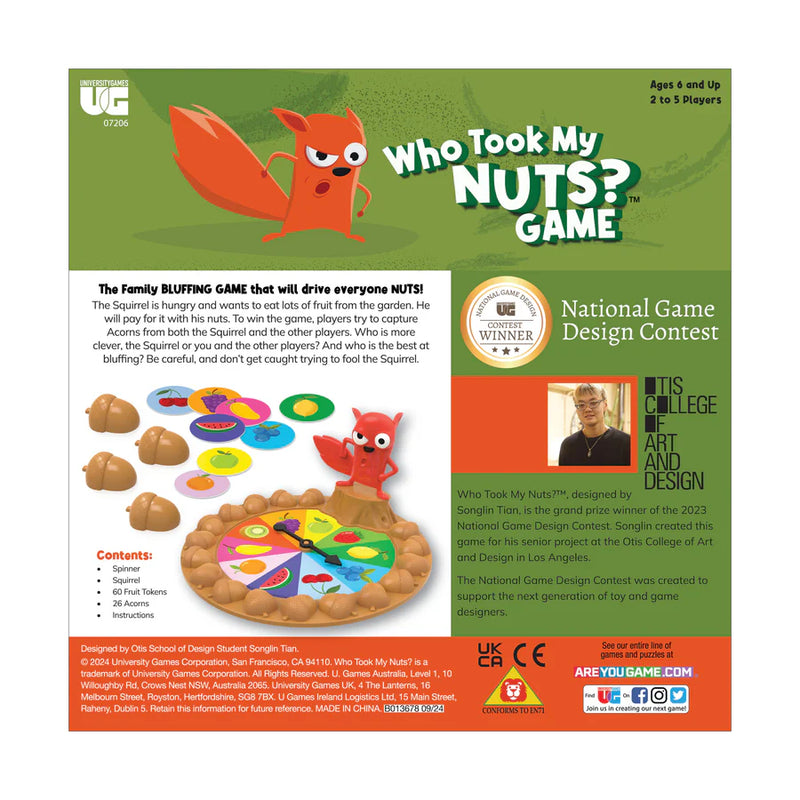 University Games - WHO TOOK MY NUTS? GAME - Limolin 